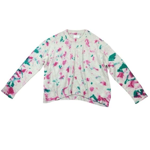 Zadig and Voltaire Markus Cashmere pink tie dye sweater - Picture 6 of 11